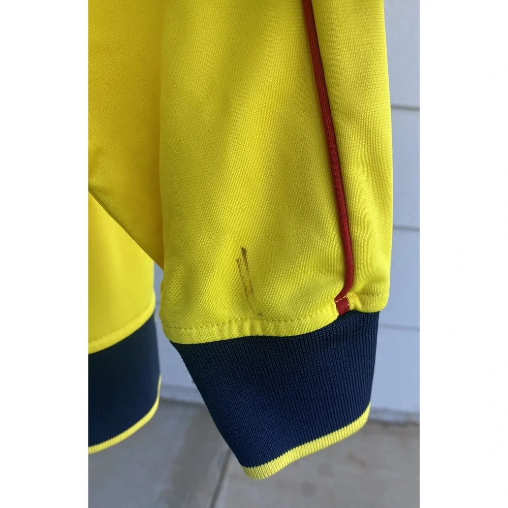 Club America Men's FC Track Jacket Yellow Blue size Large